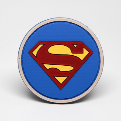 Gummi-Patch „American Captain“ und Superman-Patch