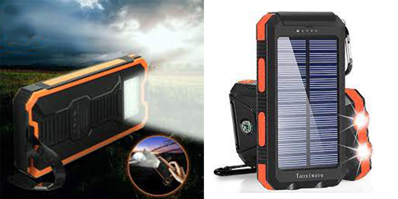 Outdoor solar power bank promotional item