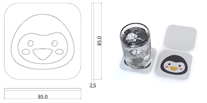 Electronic technology gift custom mini electronic scale